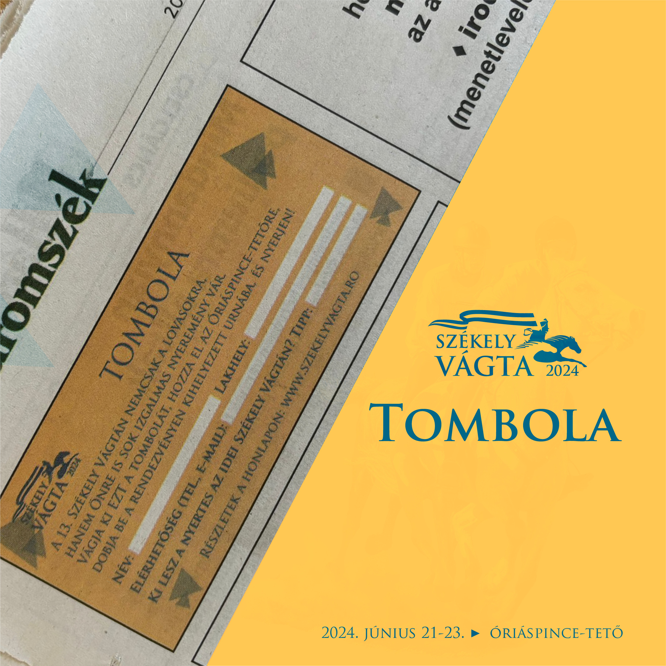 Tombola a Székely Vágtán