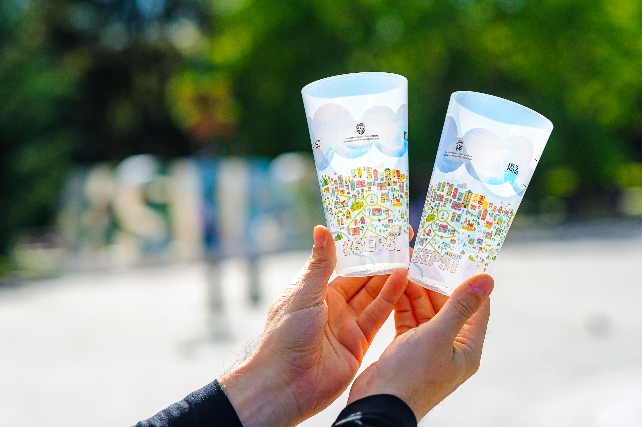 Újrahasználható poharak a Székely Vágtán